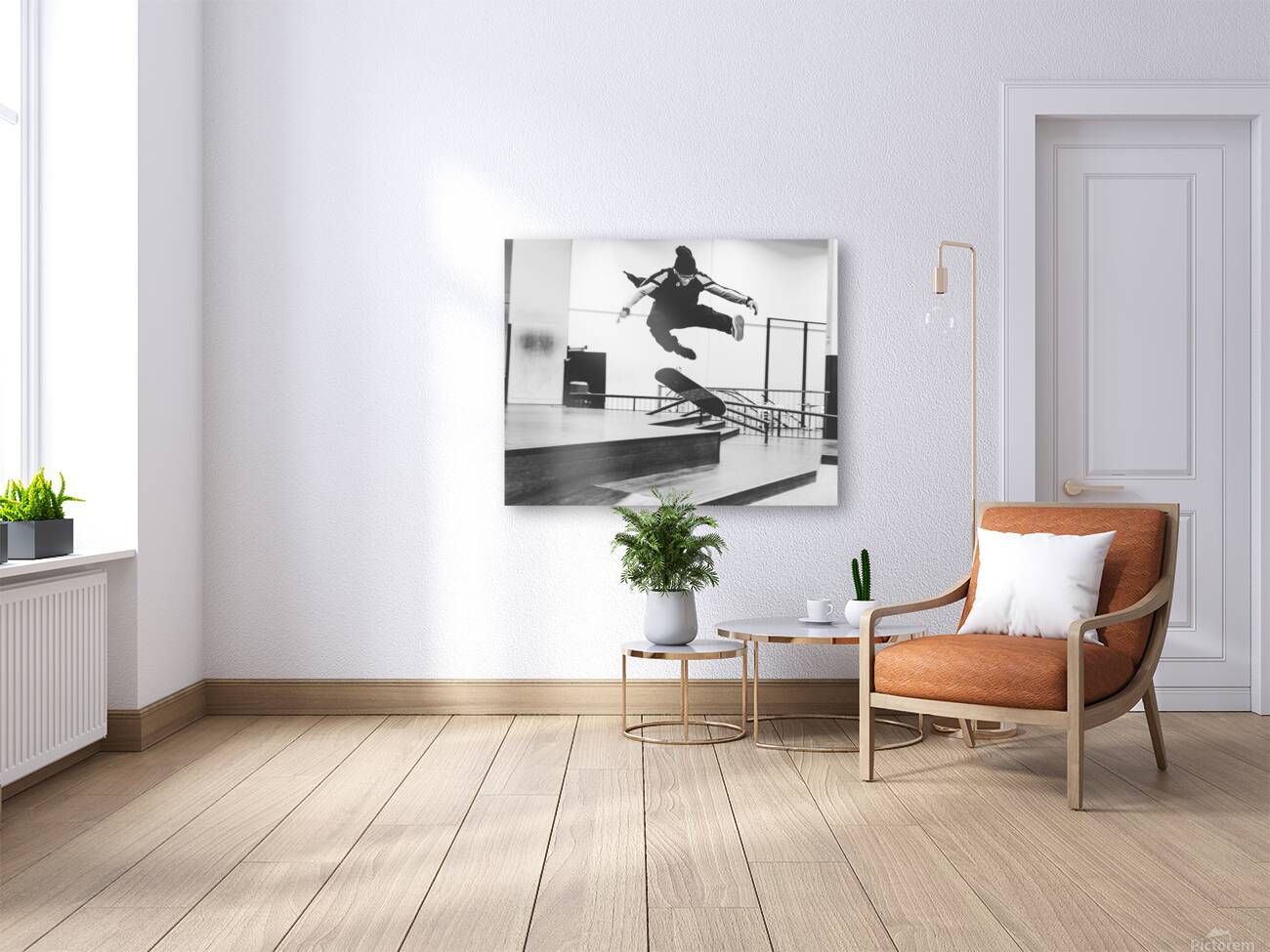 Skater in flight Reproduction
