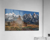 mountain barn Acrylic Print