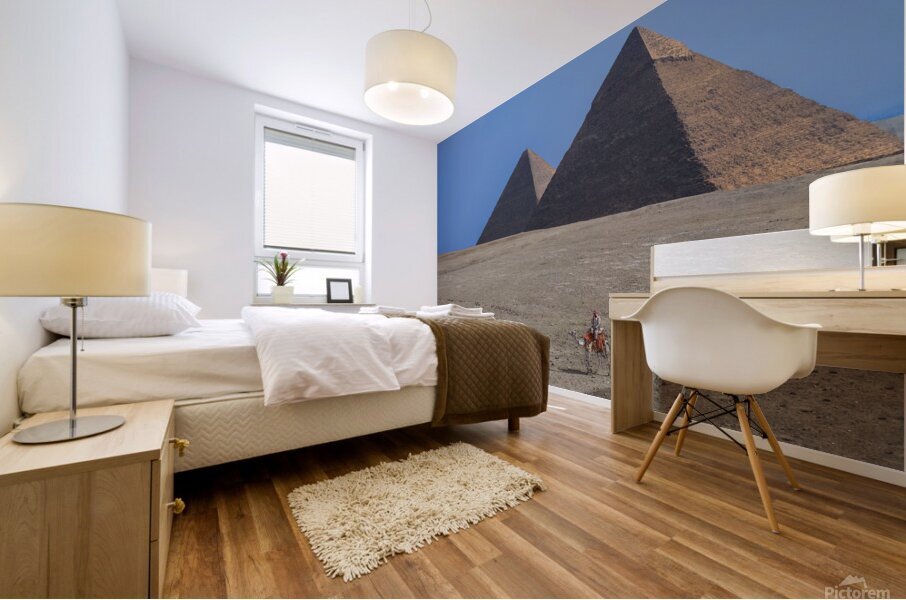 egypt pyramids Mural print