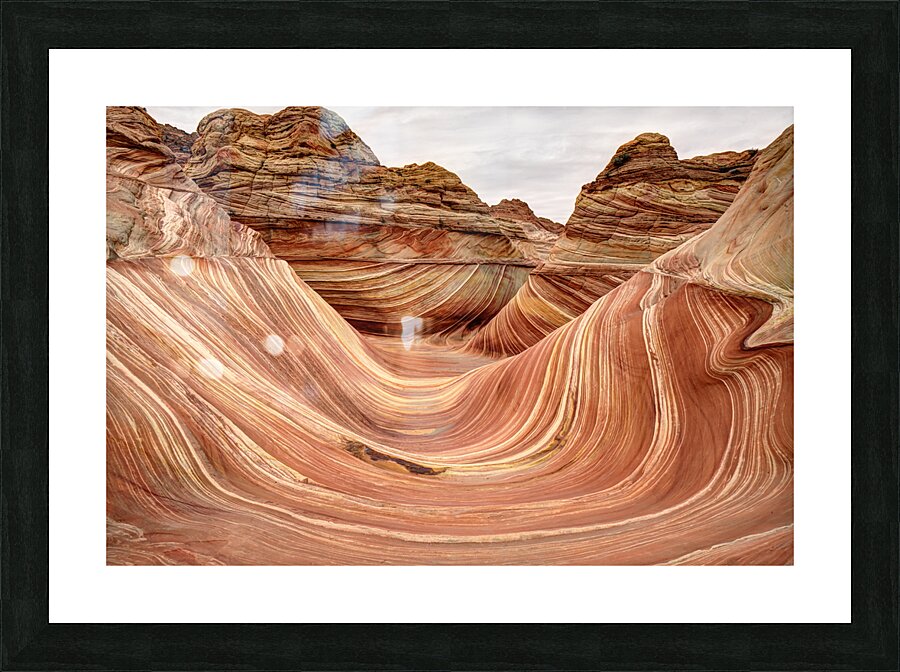 the wave Picture Frame print