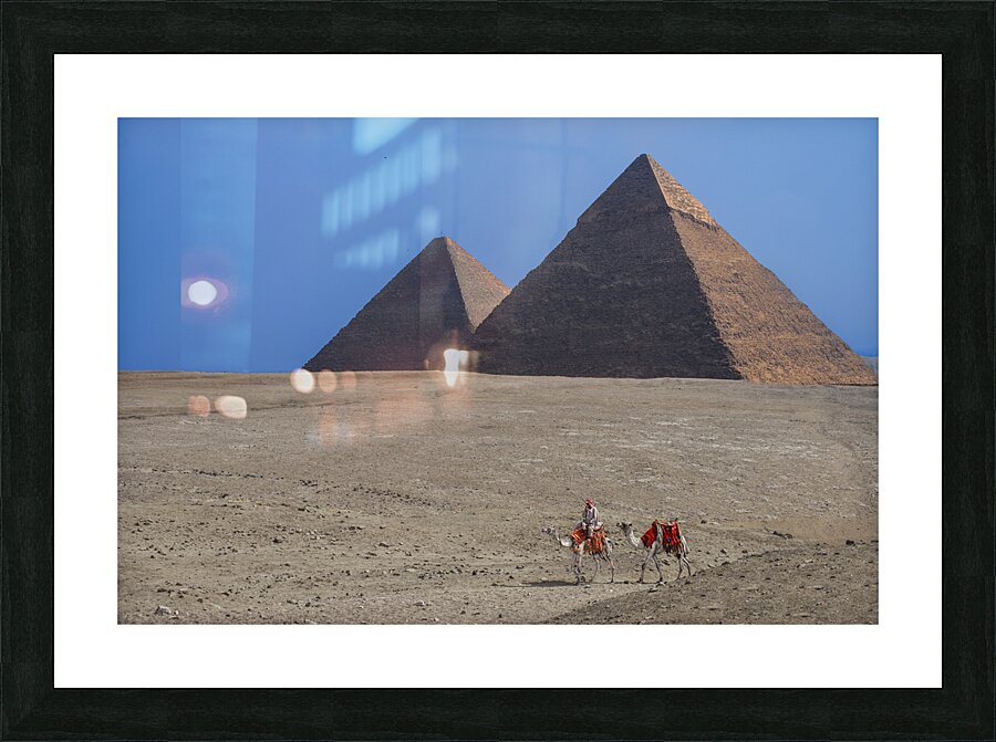 egypt pyramids Picture Frame print