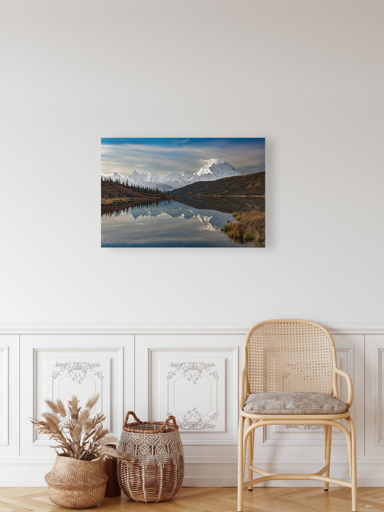 denali mountain fall Reproduction