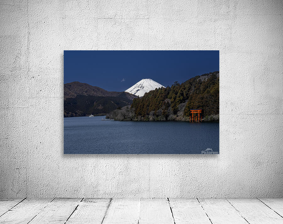 mt fuji red gate Wall Preview