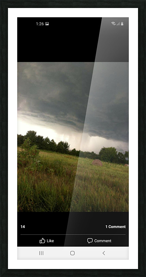 Storm Picture Frame print