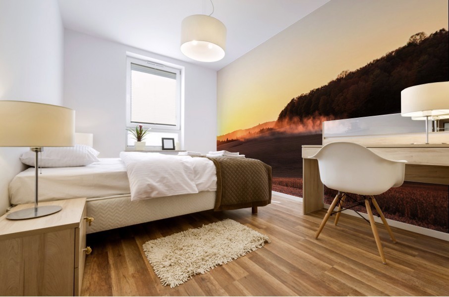 Harvest Sunset Mural print
