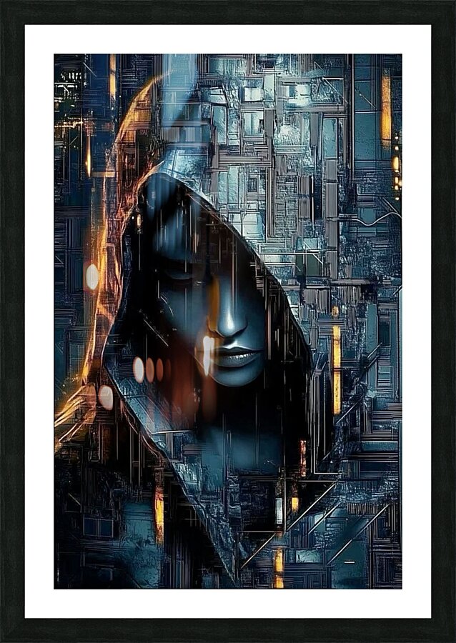 The image appears to be a digital.  Picture Frame print