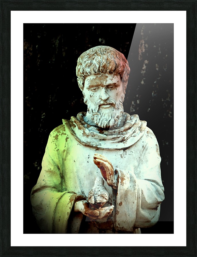 St Francis Picture Frame print