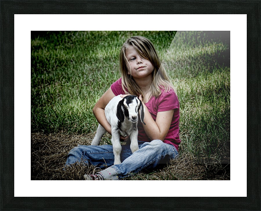 Protecting One Another Picture Frame print