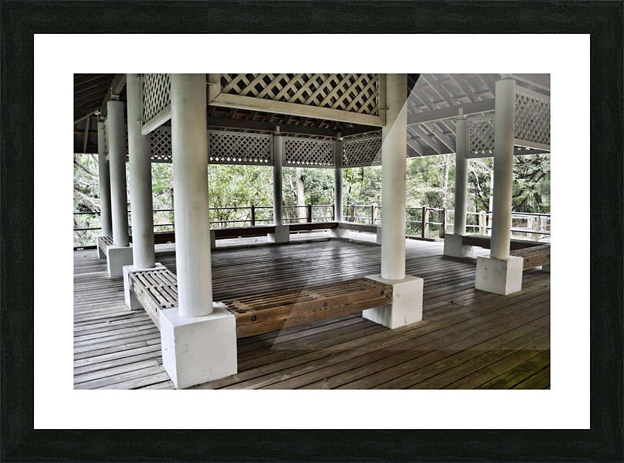 Gazebo Picture Frame print