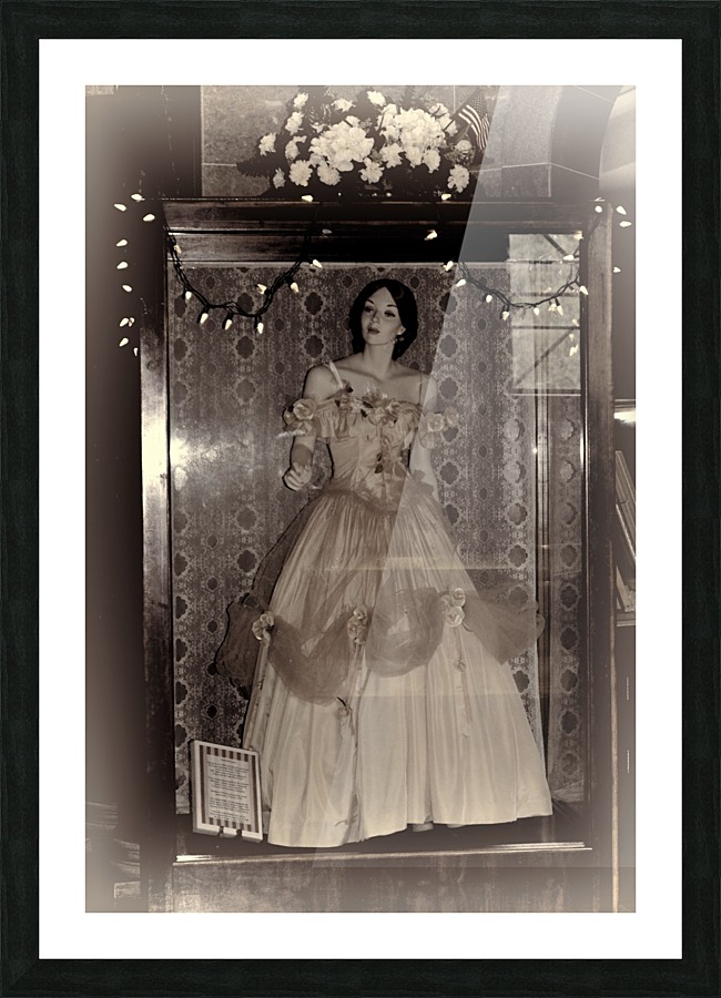 Behind Glass Picture Frame print