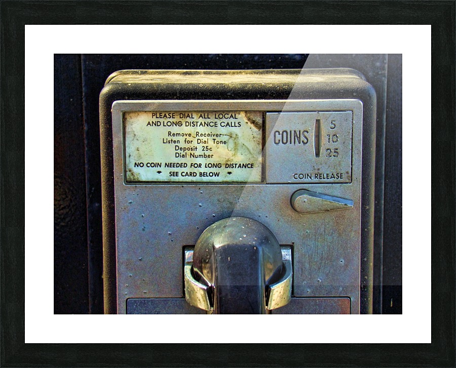 No Coin Needed Picture Frame print