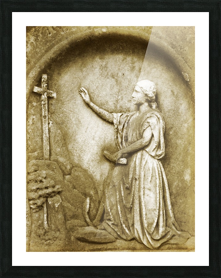 At The Cross Picture Frame print