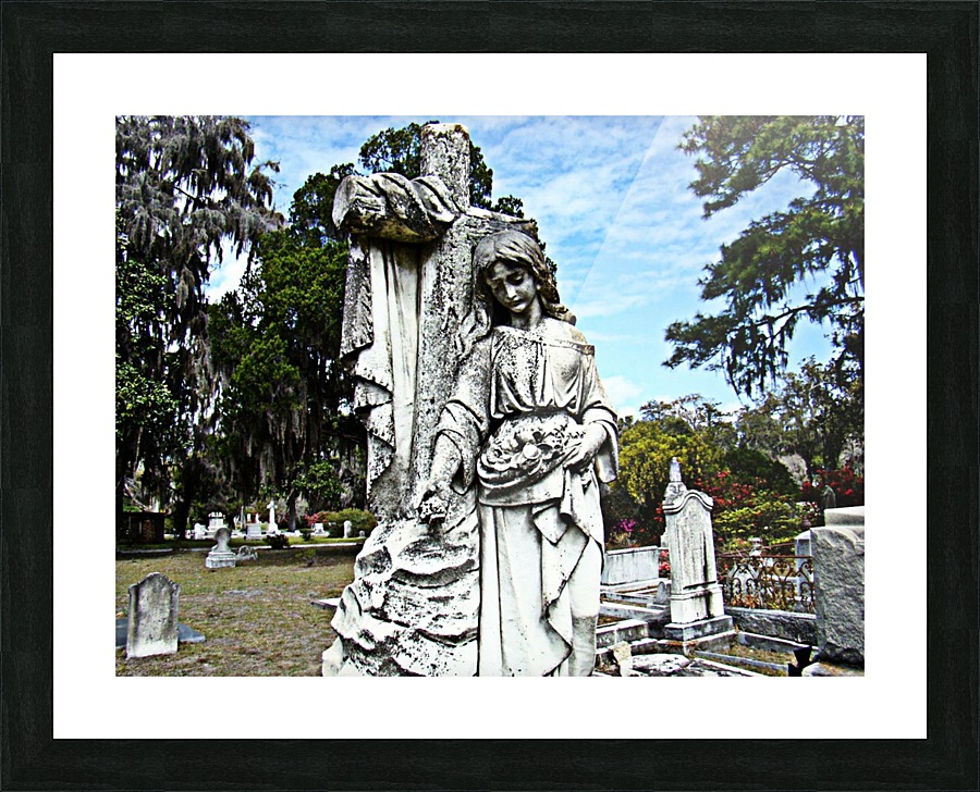 Never Alone Picture Frame print