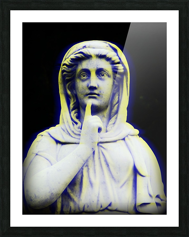 Silence Picture Frame print