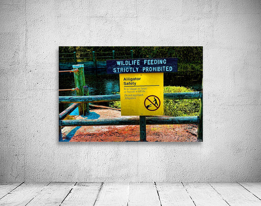 Do Not Feed The Gators Wall Preview