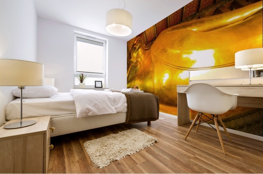 Why You Lying Buddha  Mural print