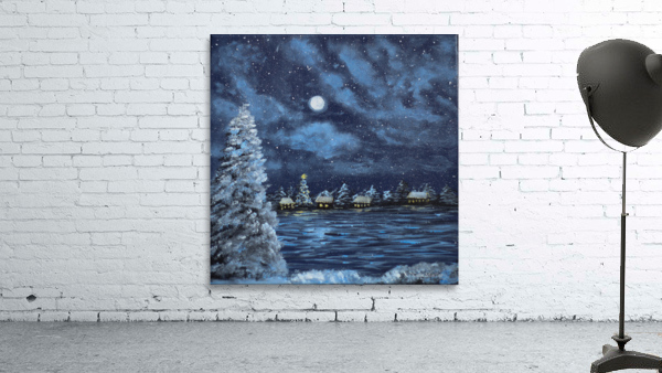 Lakeside Winter Wall Preview