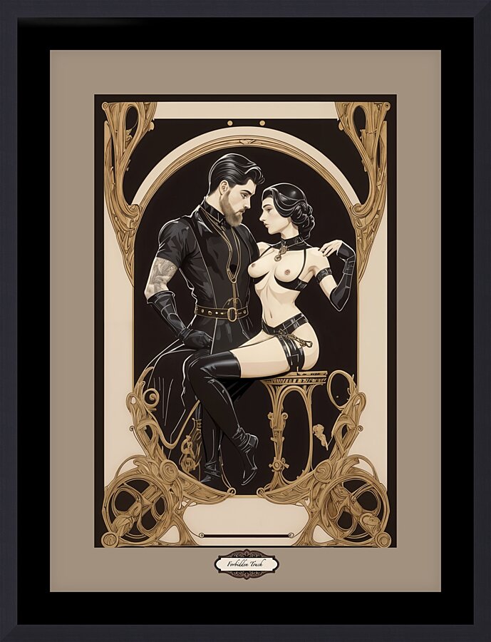 Forbidden Touch Picture Frame print
