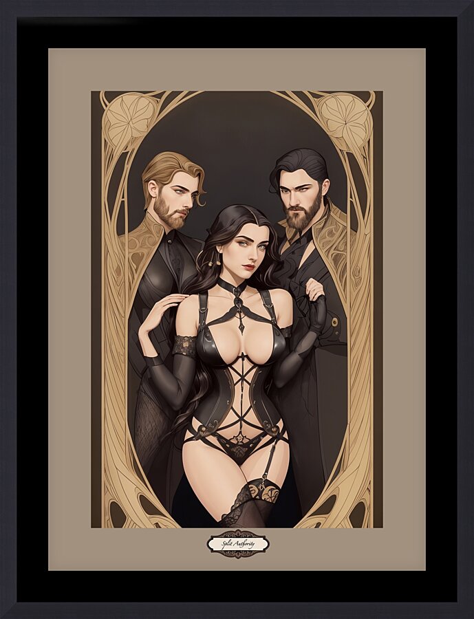 Split Authority Picture Frame print