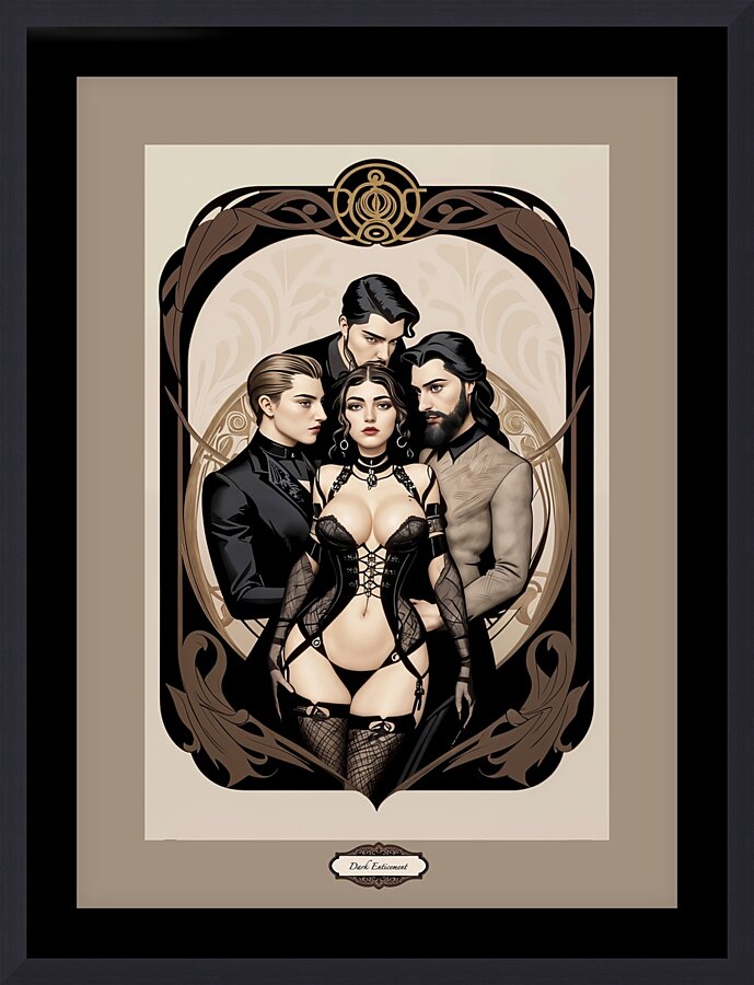 Dark Enticement Picture Frame print