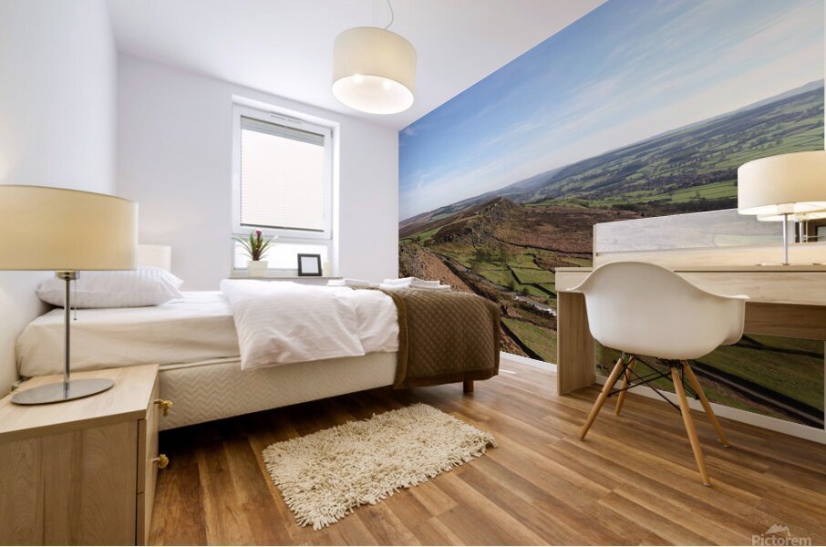 Curbar Edge view  Mural print