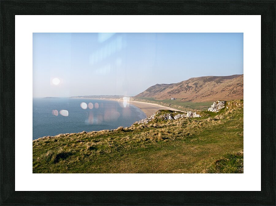 Rhosilli bay beach 1 Picture Frame print