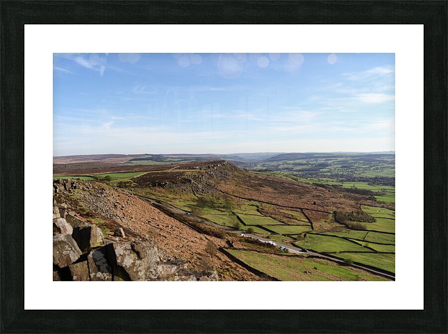 Curbar Edge view  Picture Frame print