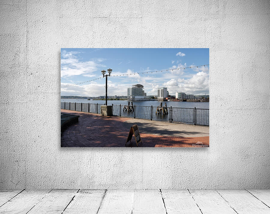  Scenic view of Cardiff Bay Wales UK  Wall Preview