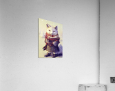 Snow Fox in Chainmail Acrylic Print