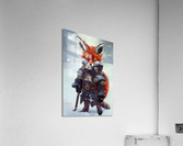Battle-Ready Fox Acrylic Print