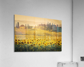 Sunflower Fields in Tuscany Acrylic Print
