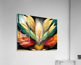 Symmetrical Flower Acrylic Print