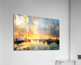 A Cornish Harbour Acrylic Print