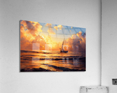 Sailing into the Sunset Acrylic Print