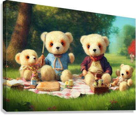 A Teddy Bears Picnic Canvas Print