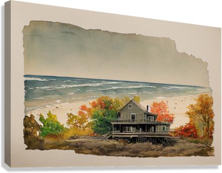 The Beach House Canvas Print