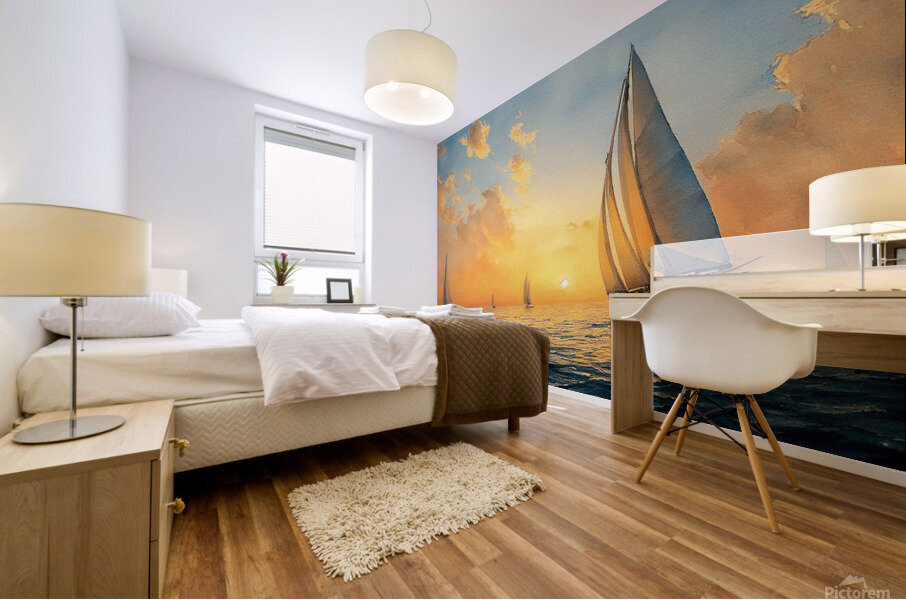 Sailing Free Mural print