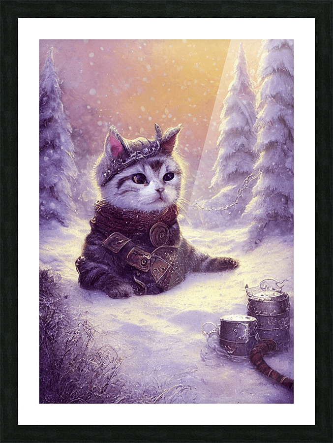 Warrior Cat Picture Frame print