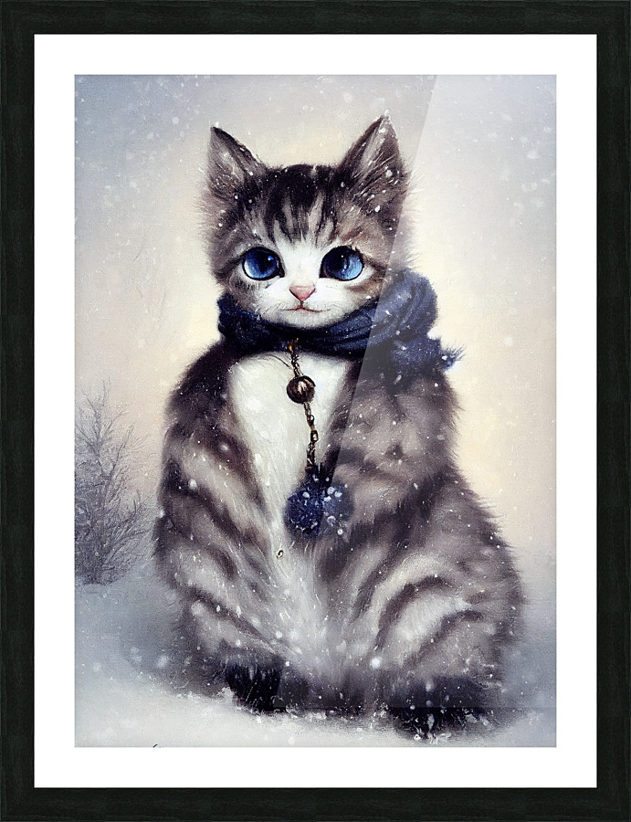 Kitten Magic Picture Frame print