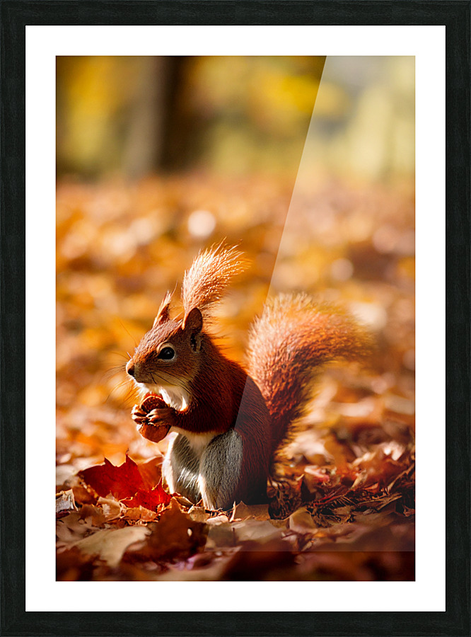 Preparing for Fall Picture Frame print