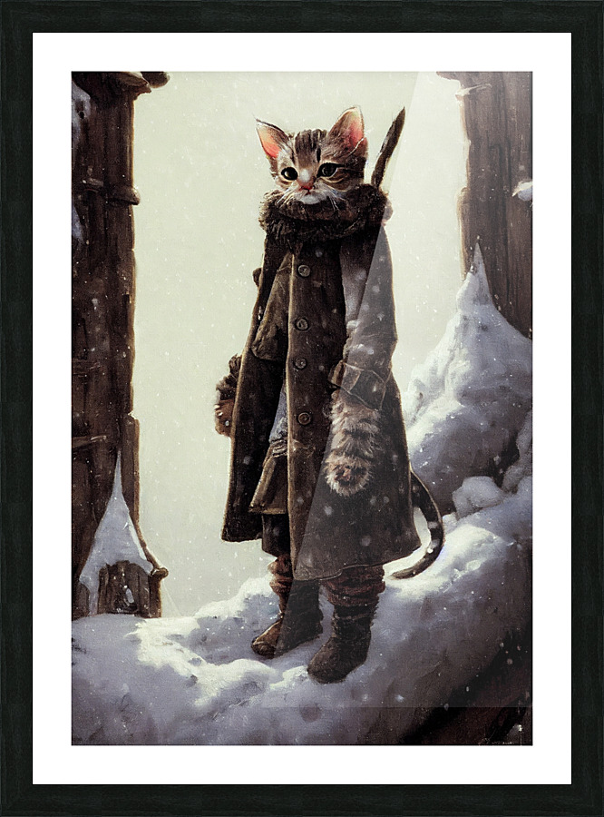 Travelling Mouse Picture Frame print