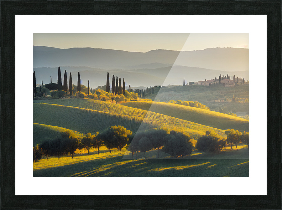 Tuscan Hills Picture Frame print