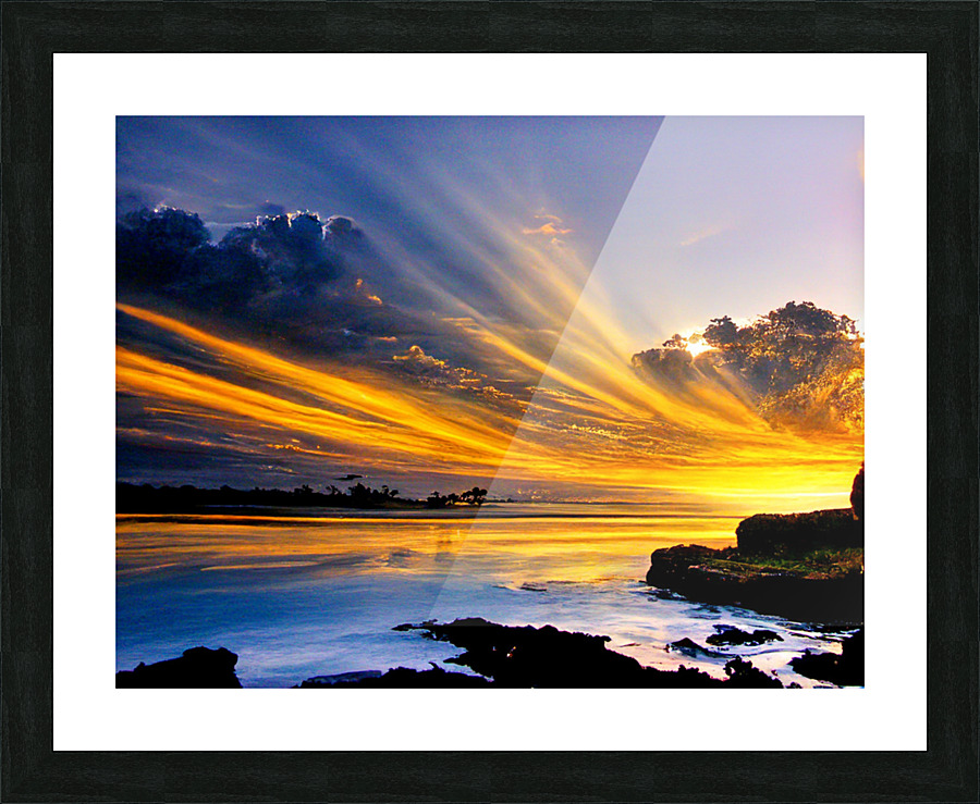 Beautiful Seascape Picture Frame print
