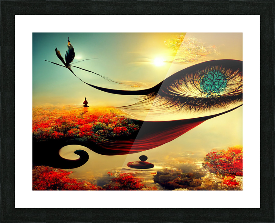 All Seeing Eye Picture Frame print