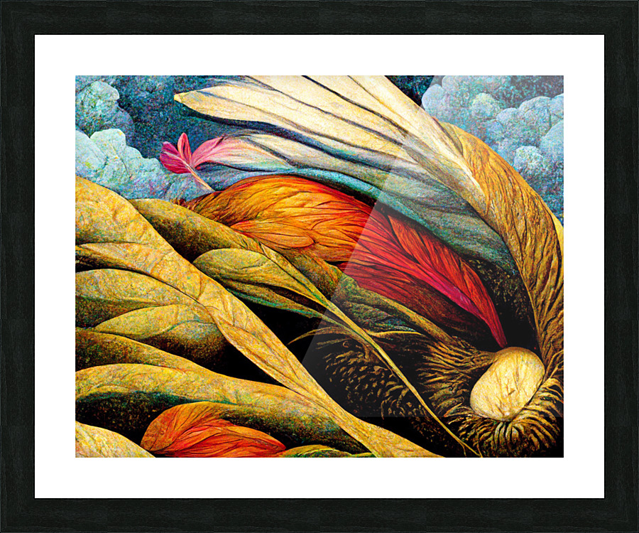 Colourful Abstract Picture Frame print