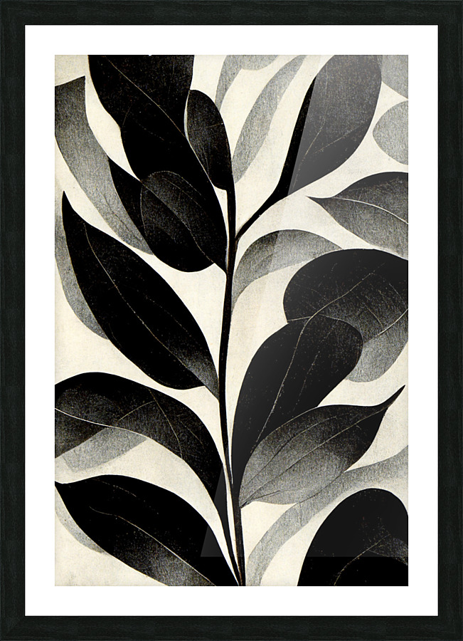 Leaf Pattern Picture Frame print