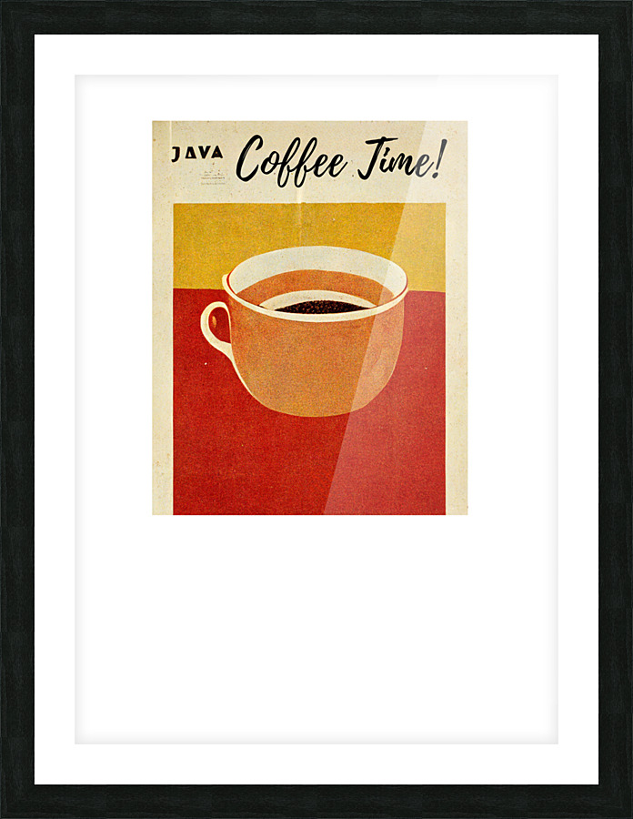 Java Coffee Picture Frame print