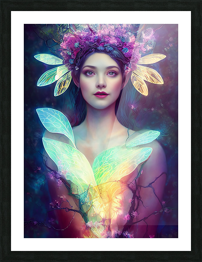 Forest Fairy Picture Frame print