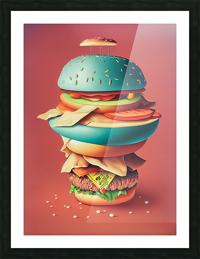 The Impossible Hamburger Stack Impression et Cadre photo