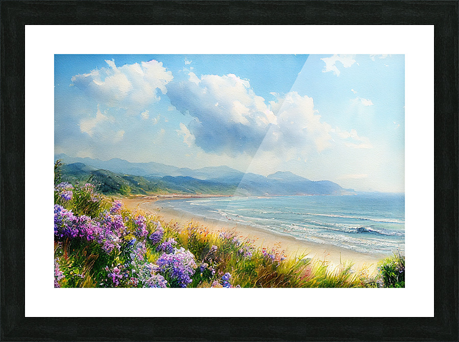 The Coast Picture Frame print